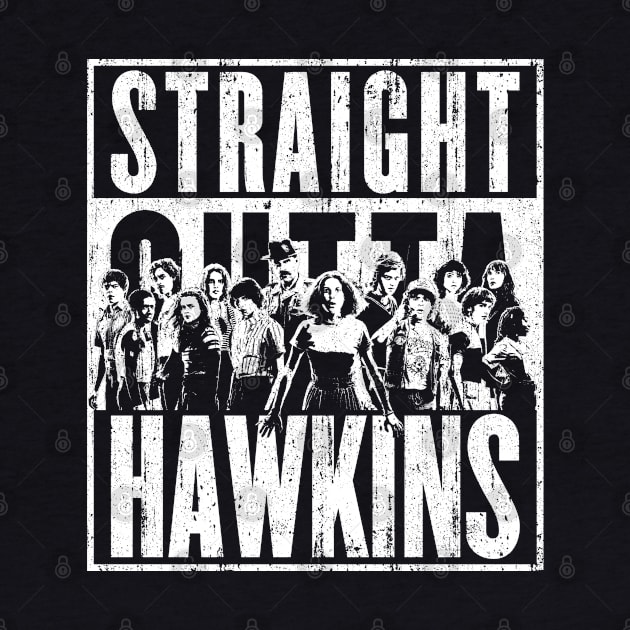 Straight Outta Hawkins (Variant) by huckblade